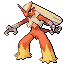 Blaziken w grze Ruby / Sapphire