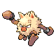Primeape w grze Pokemon Pearl