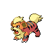 Growlithe w grze Pokemon Pearl