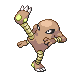 Hitmonlee w grze Diamond / Pearl