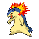 Typhlosion w grze Diamond / Pearl