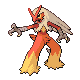 Blaziken w grze Diamond / Pearl