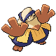 Hariyama w grze Diamond / Pearl