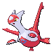 Latias w grze Diamond / Pearl