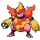 Magmortar w grze Diamond / Pearl