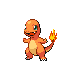Charmander w grze Pokemon HeartGold