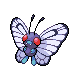 Butterfree w grze Pokemon HeartGold