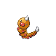 Weedle w grze Pokemon HeartGold