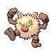 Primeape w grze Pokemon HeartGold