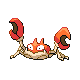 Krabby w grze Pokemon HeartGold
