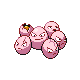 Exeggcute w grze Pokemon HeartGold