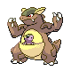 Kangaskhan w grze Pokemon HeartGold