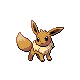 Eevee w grze Pokemon HeartGold
