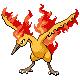 Moltres w grze Pokemon HeartGold