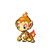 Chimchar w grze HeartGold / SoulSilver
