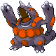 Rhyperior w grze HeartGold / SoulSilver