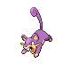 Rattata w grze Pokemon Platinum