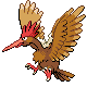 Fearow w grze Pokemon Platinum