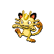 Meowth w grze Pokemon Platinum