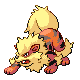 Arcanine w grze Platinum
