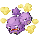 Weezing w grze Pokemon Platinum