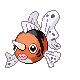 Seaking w grze Pokemon Platinum