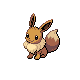 Eevee w grze Pokemon Platinum