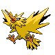 Zapdos w grze Pokemon Platinum