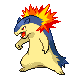 Typhlosion w grze Platinum