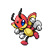 Ledian w grze Pokemon Platinum