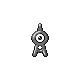 Unown w grze Platinum