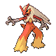 Blaziken w grze Platinum