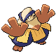 Hariyama w grze Platinum