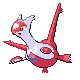 Latias w grze Platinum