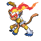 Infernape w grze Platinum