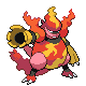 Magmortar w grze Platinum