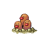 Dugtrio w grze Black / White