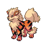 Arcanine w grze Black / White
