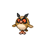 Hoothoot w grze Black / White
