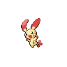 Plusle w grze Black / White