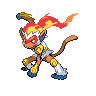 Infernape w grze Black / White