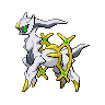 Arceus w grze Black / White