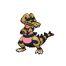 Krokorok w grze Black / White