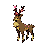 Sawsbuck w grze Black / White