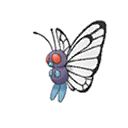 Butterfree w grze Pokemon Moon