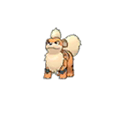 Growlithe w grze Pokemon Moon