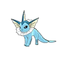 Vaporeon w grze Ultra Sun / Ultra Moon