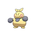 Makuhita w grze Pokemon Moon
