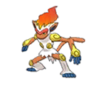 Infernape w grze Ultra Sun / Ultra Moon