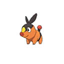Tepig w grze Ultra Sun / Ultra Moon